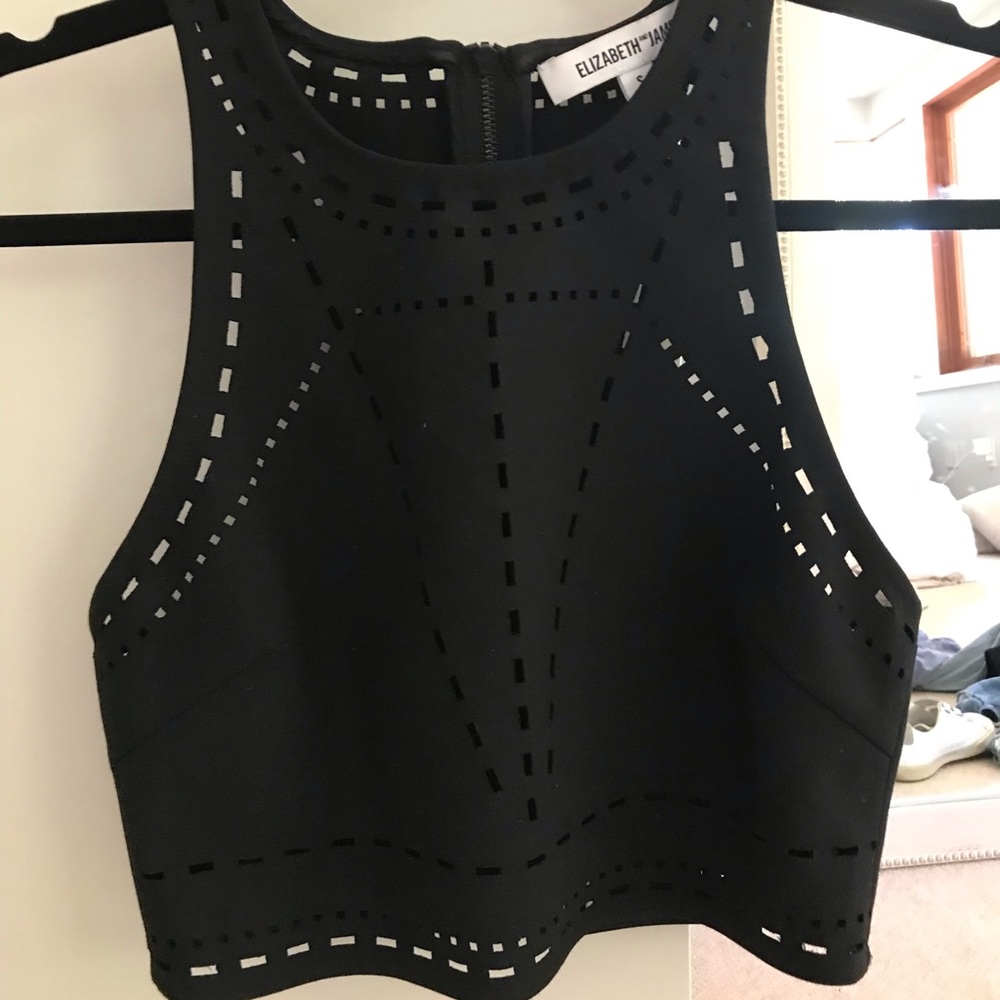 Elizabeth And James Cutout Crop Top
